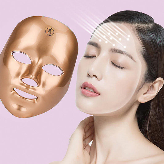 Masque facial LED USB thérapie de rajeunissement de la peau Anti-Acné