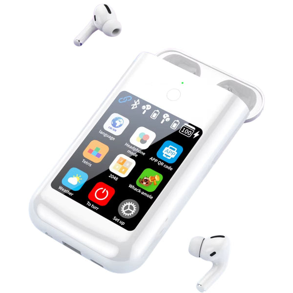 Bluetooth TF20 avec batterie externe 6000mah Écran de 2,8 pouces MultiMedia