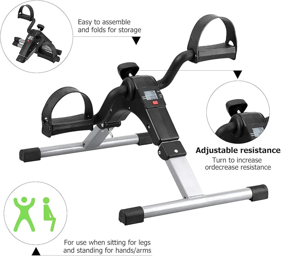 PEDALE VELO EXERCICE avec Ecran LCD