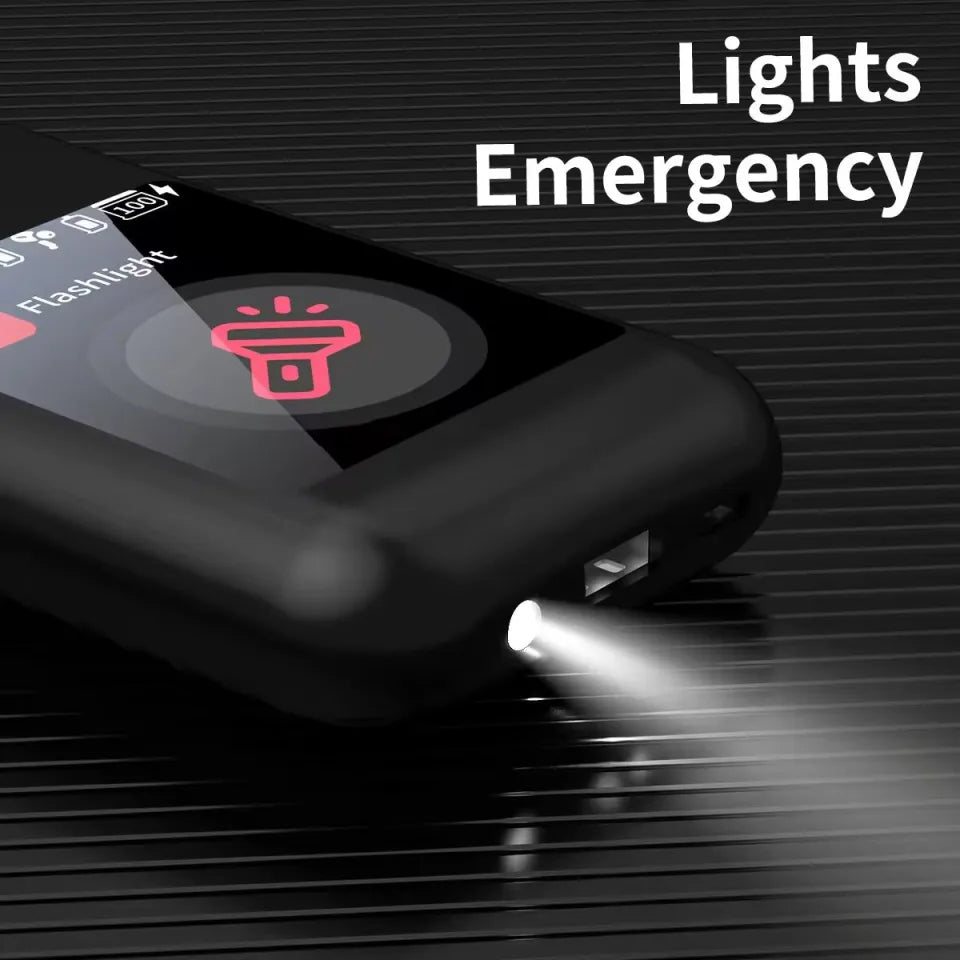 Bluetooth TF20 avec batterie externe 6000mah Écran de 2,8 pouces MultiMedia