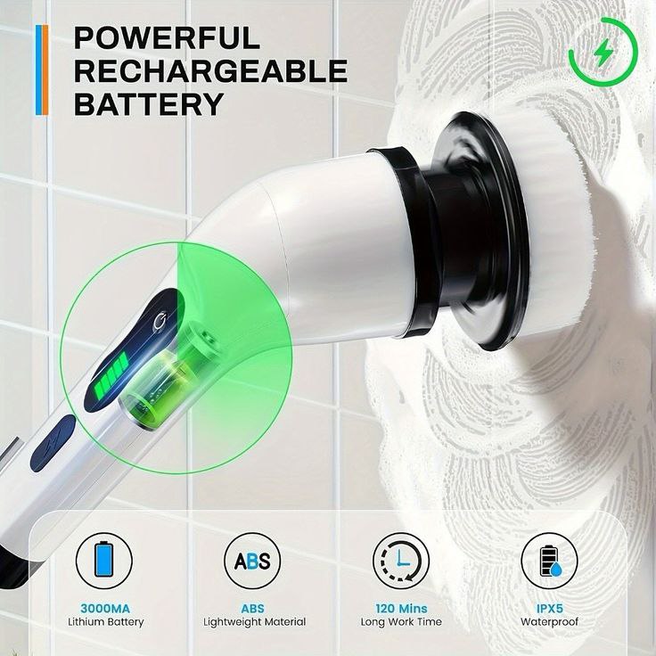 Brosse de nettoyage électrique 9 EN 1