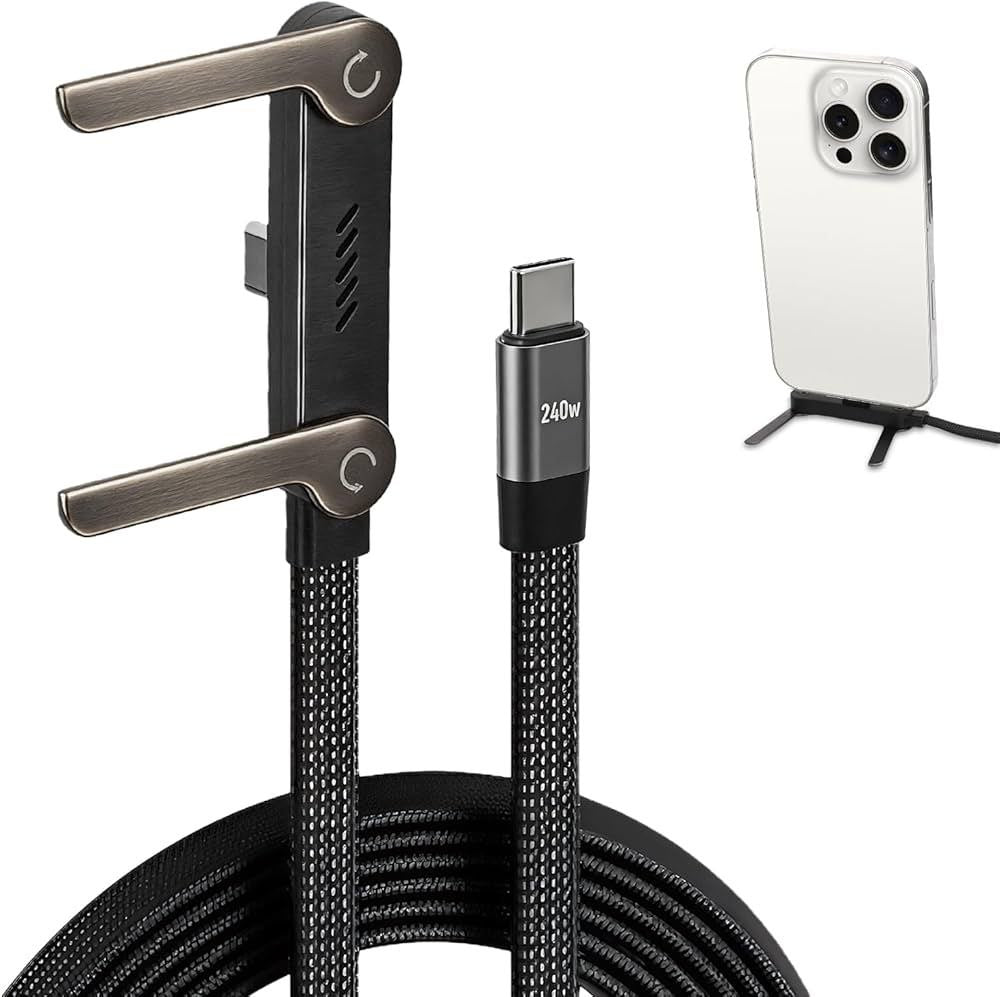 Cable Chargeur de téléphone invisible 2-en-1