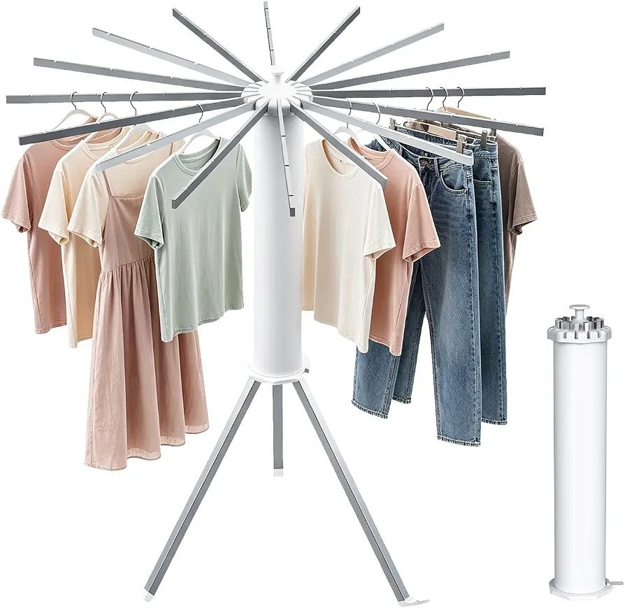 Séchoir à Linge sur Trépied, Etendoir a Linge Pliable
