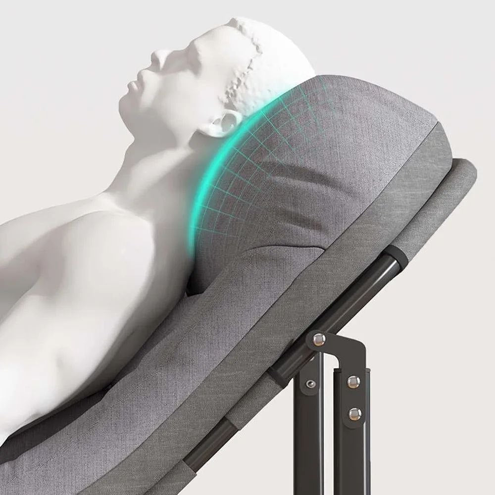 Lit Pliante de Camping inclinable Chaise Longue Pliante pour Jardin