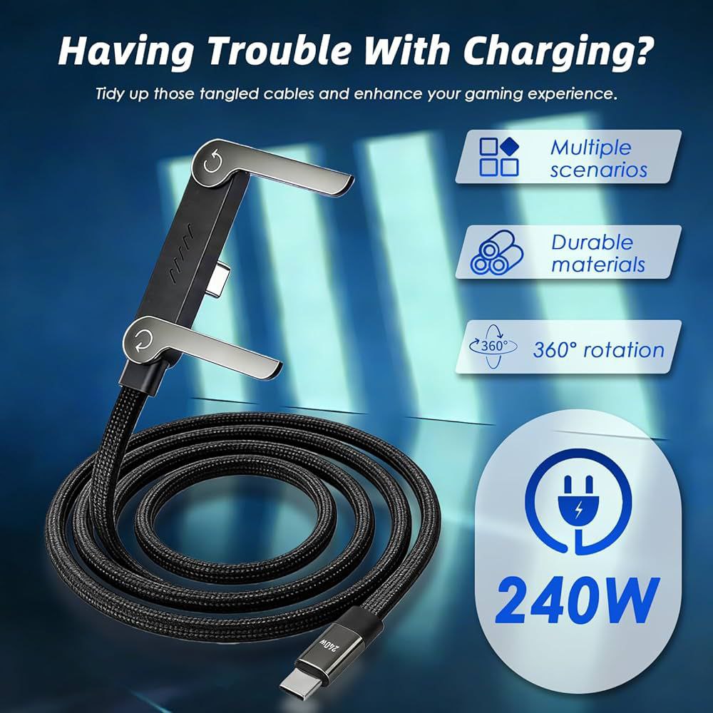 Cable Chargeur de téléphone invisible 2-en-1