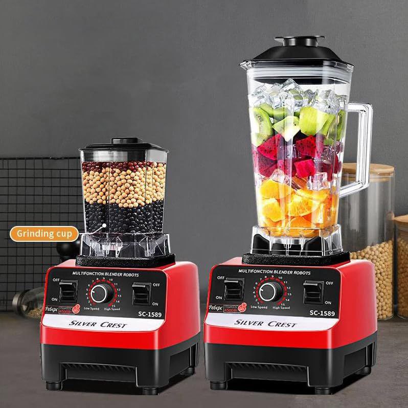 Mixeur Blender 2-En-1 Silver Crest 4500W