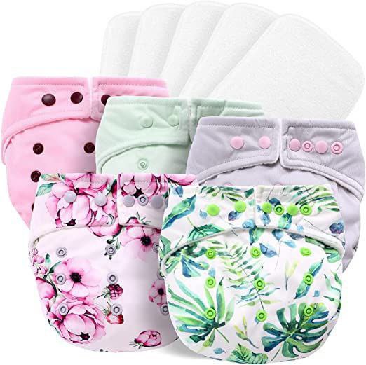 5 COUCHES LAVABLE BEBES 5 PIECES