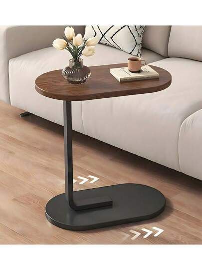 Table d'appoint en forme de C