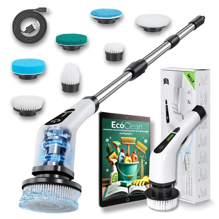 Brosse de nettoyage électrique 9 EN 1